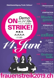 Frauen*streik 2019 National und in St.Gallen