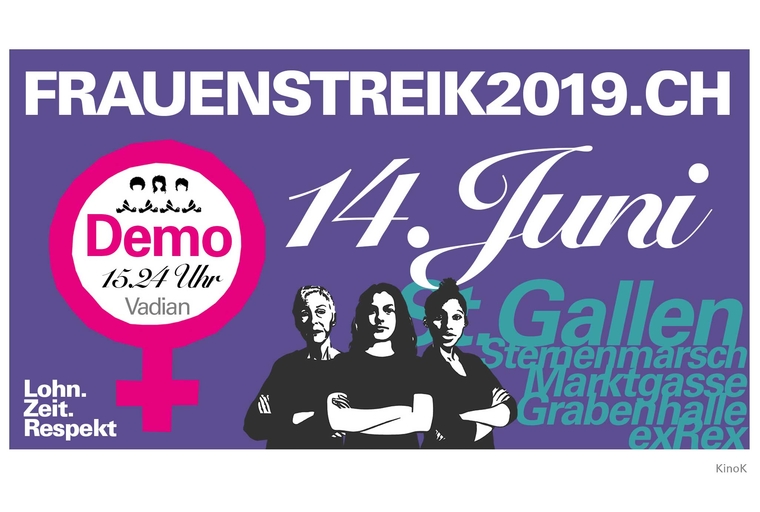 Frauen*streik 2019 National und in St.Gallen