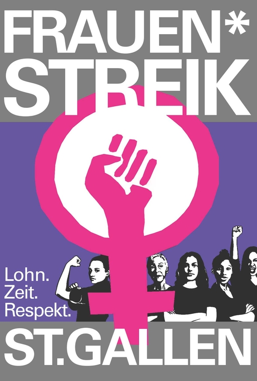 Frauen*streik 2019 National und in St.Gallen